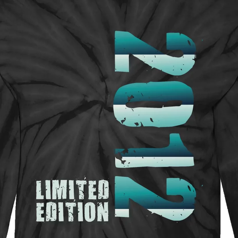 Limited Edition Birthday Made In 2012 Funny Gift Tie-Dye Long Sleeve Shirt