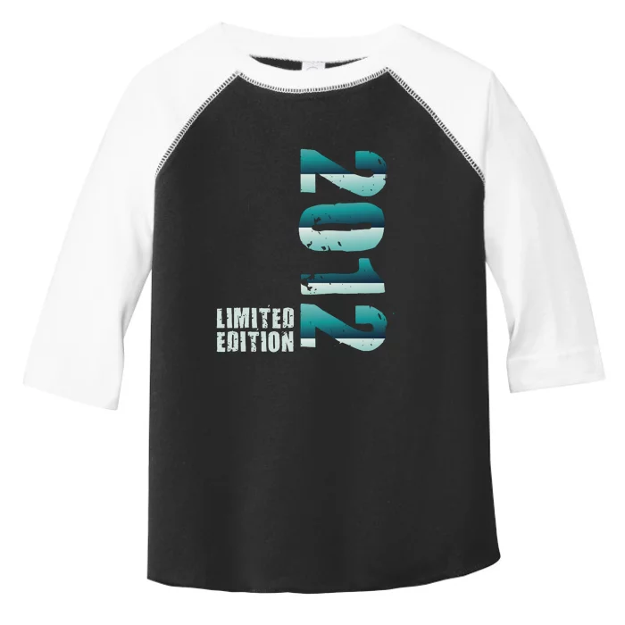 Limited Edition Birthday Made In 2012 Funny Gift Toddler Fine Jersey T-Shirt