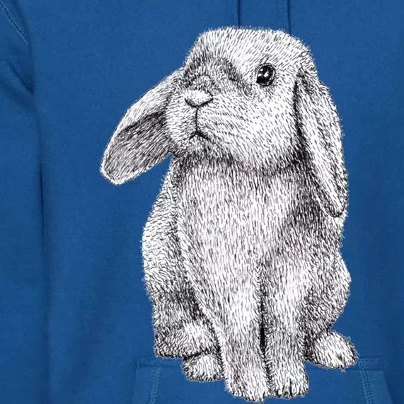 Lop Eared Bunny Rabbit Cute Funny Gift Premium Hoodie