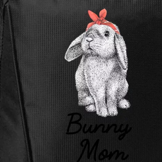 Lop Eared Bunny Rabbit Mom Drawing Gift City Backpack