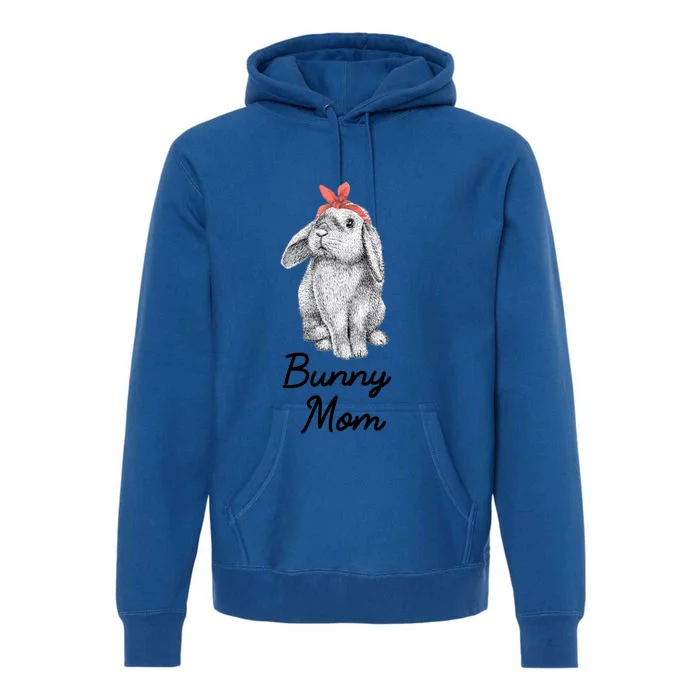 Lop Eared Bunny Rabbit Mom Drawing Gift Premium Hoodie