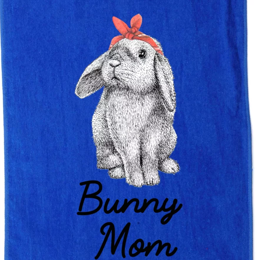 Lop Eared Bunny Rabbit Mom Drawing Gift Platinum Collection Golf Towel