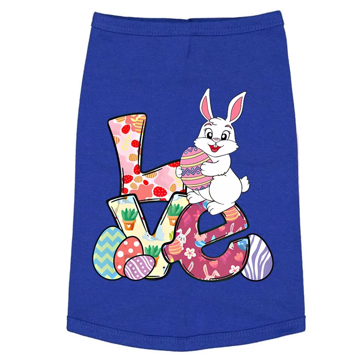 Love Easter Bunny Happy Easter Day Rabbit Eggs Gift Doggie Tank