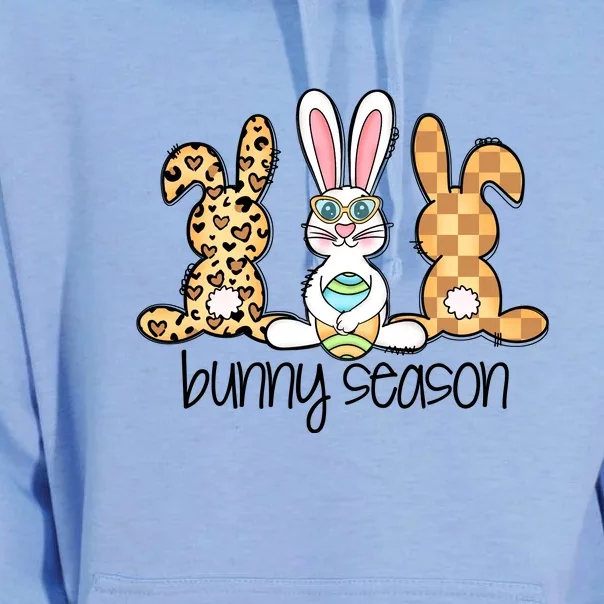 Leopard Easter Bunny Season Rabbit Trio Cute Easter Day Unisex Surf Hoodie