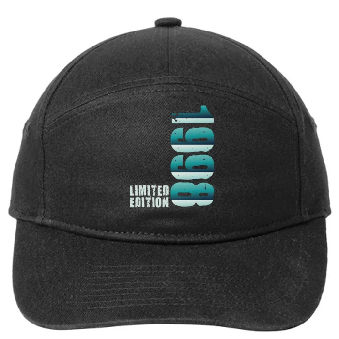 Limited Edition Birthday Made In 1998 Funny Gift 7-Panel Snapback Hat