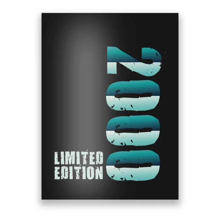 Limited Edition Birthday Made In 2000 Funny Gift Poster