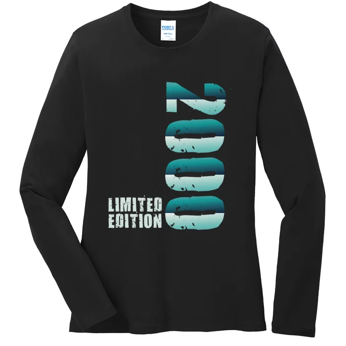 Limited Edition Birthday Made In 2000 Funny Gift Ladies Long Sleeve Shirt