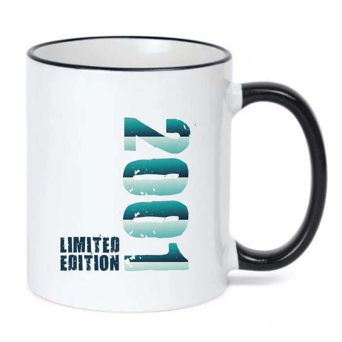 Limited Edition Birthday Made In 2001 Funny Gift Black Color Changing Mug