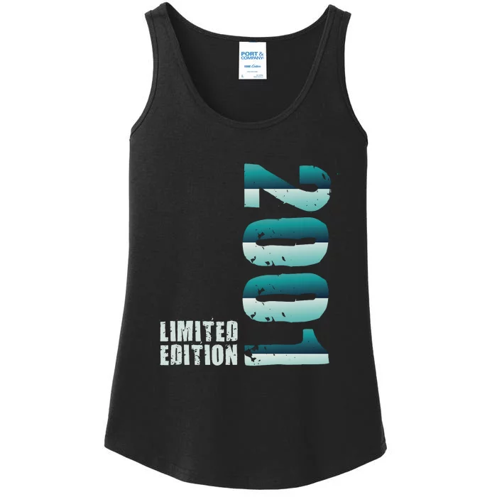 Limited Edition Birthday Made In 2001 Funny Gift Ladies Essential Tank