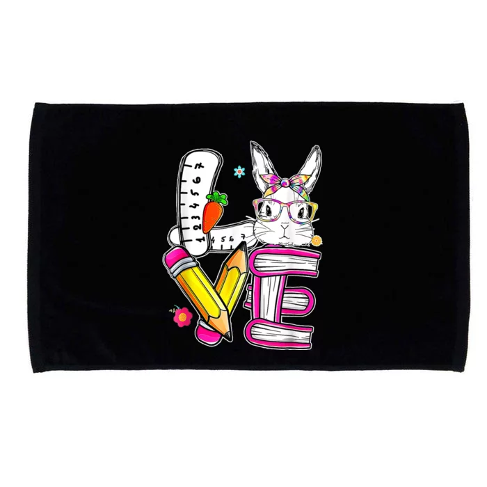 Love Easter Bunny School Microfiber Hand Towel