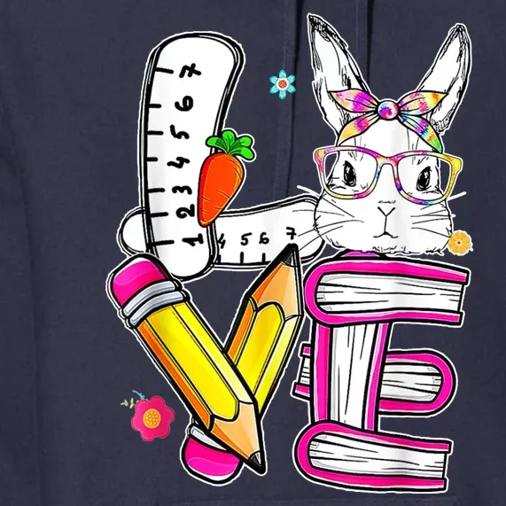 Love Easter Bunny School Premium Hoodie