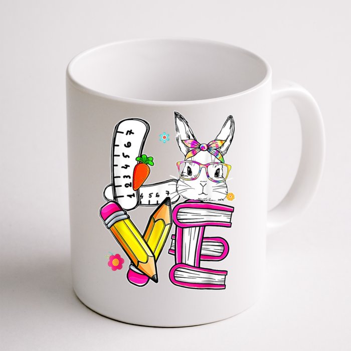 Love Easter Bunny School Front & Back Coffee Mug