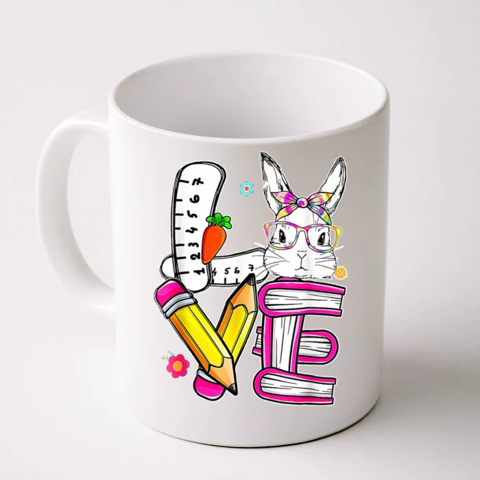 Love Easter Bunny School Front & Back Coffee Mug