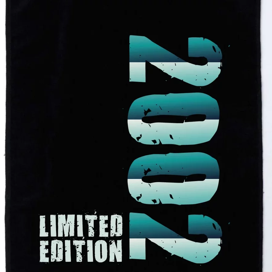 Limited Edition Birthday Made In 2002 Funny Gift Platinum Collection Golf Towel