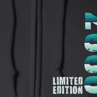 Limited Edition Birthday Made In 2003 Funny Gift Full Zip Hoodie