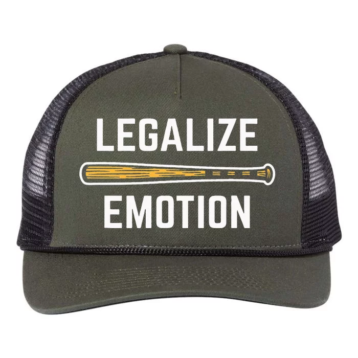 Legalize Emotion Baseball Retro Rope Trucker Hat Cap