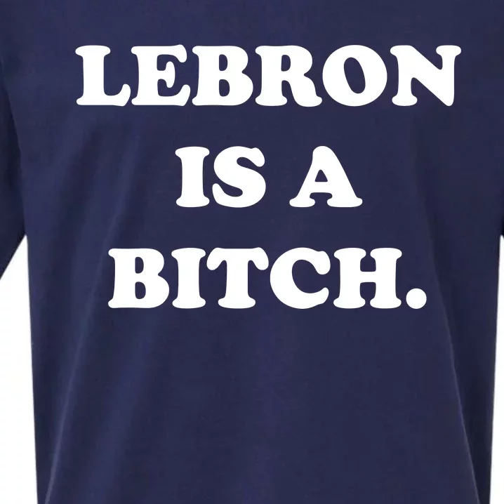 Lebron Is A Bitch Sueded Cloud Jersey T-Shirt