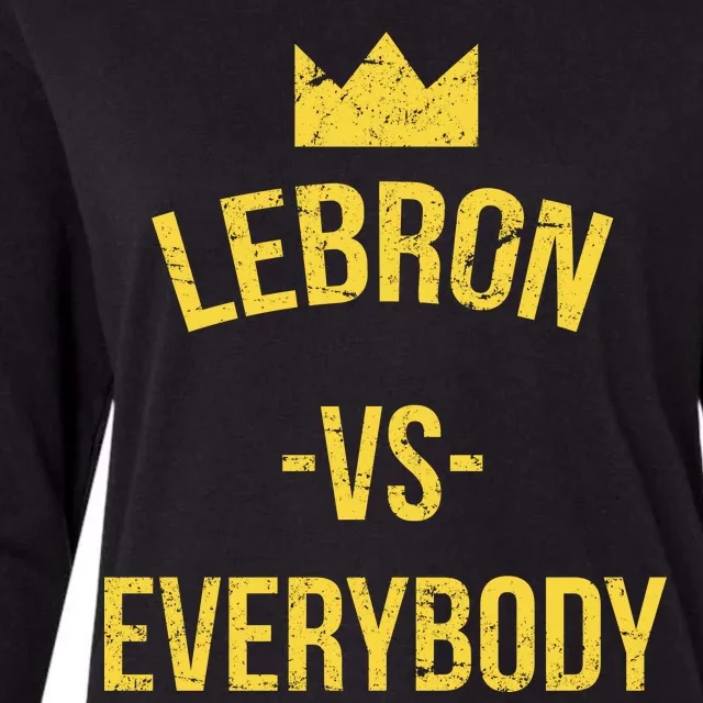 Lebron Vs Everybody LA Bron Basketball Womens Cotton Relaxed Long Sleeve T-Shirt