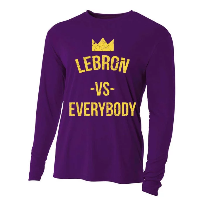 Lebron Vs Everybody LA Bron Basketball Cooling Performance Long Sleeve Crew