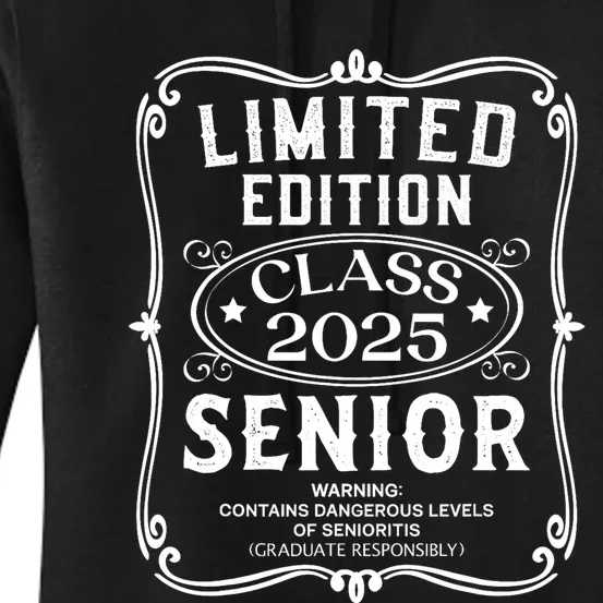 Limited Edition Class Of 2025 Senior 2025 Back To School Women's Pullover Hoodie