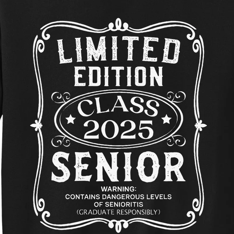 Limited Edition Class Of 2025 Senior 2025 Back To School Gift Sweatshirt