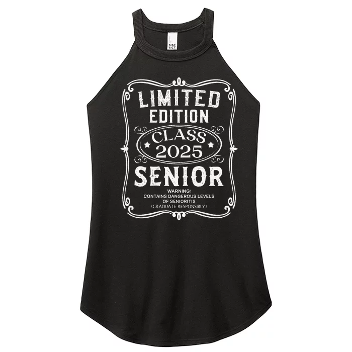 Limited Edition Class Of 2025 Senior 2025 Back To School Gift Women’s Perfect Tri Rocker Tank