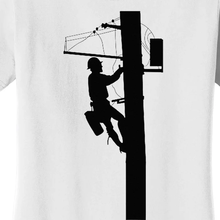 Lineman Electric Cable Lineman Gift Women's T-Shirt