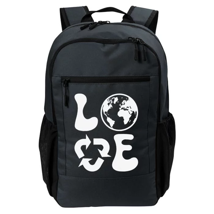 Love Earth Day Recycle Daily Commute Backpack