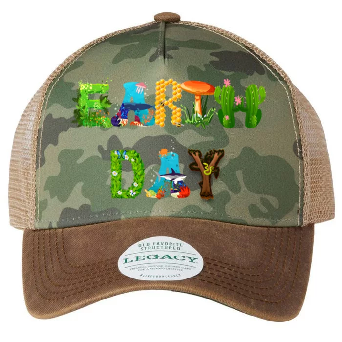 Love Earth Day 53rd Anniversary Save Our Planet Environt Meaningful Gift Legacy Tie Dye Trucker Hat