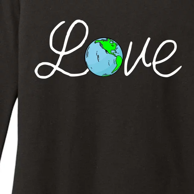 Love Earth Day Save The Planet Nature Lover Environtalist Gift Womens CVC Long Sleeve Shirt