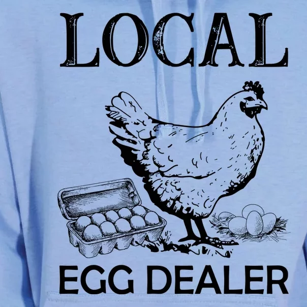 Local Egg Dealer Funny Chicken Unisex Surf Hoodie