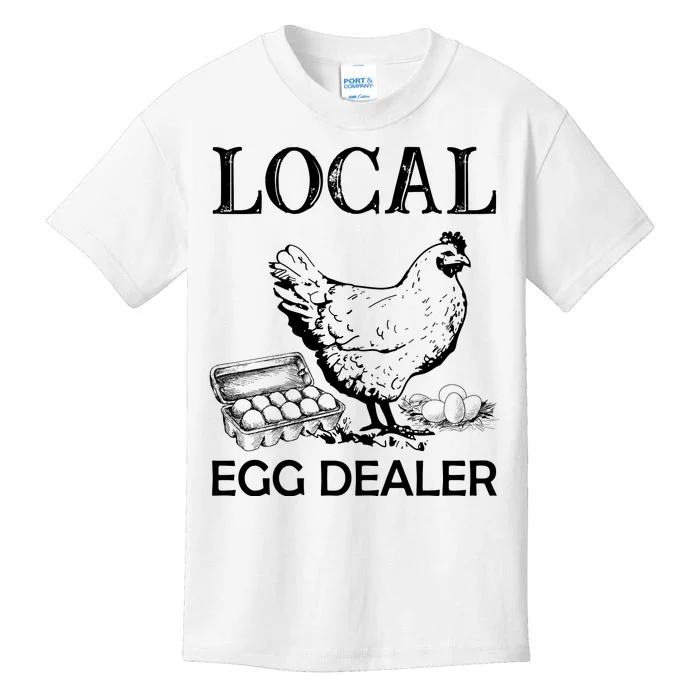 Local Egg Dealer Funny Chicken Kids T-Shirt