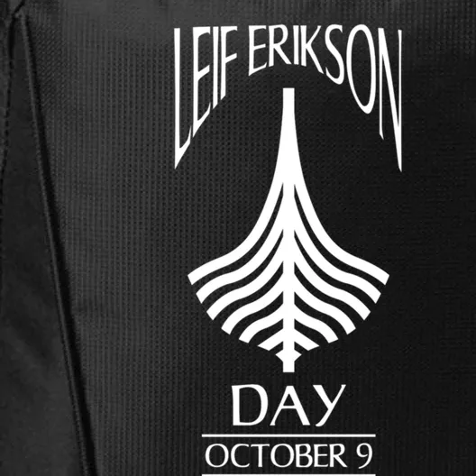 Leif Erikson Day Great Gift Ericson Norse Viking Explorer Gift City Backpack