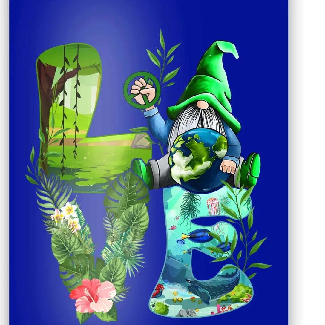 Love Earth Day Gnome Save Our Planet Environtal April 22 Gift Poster