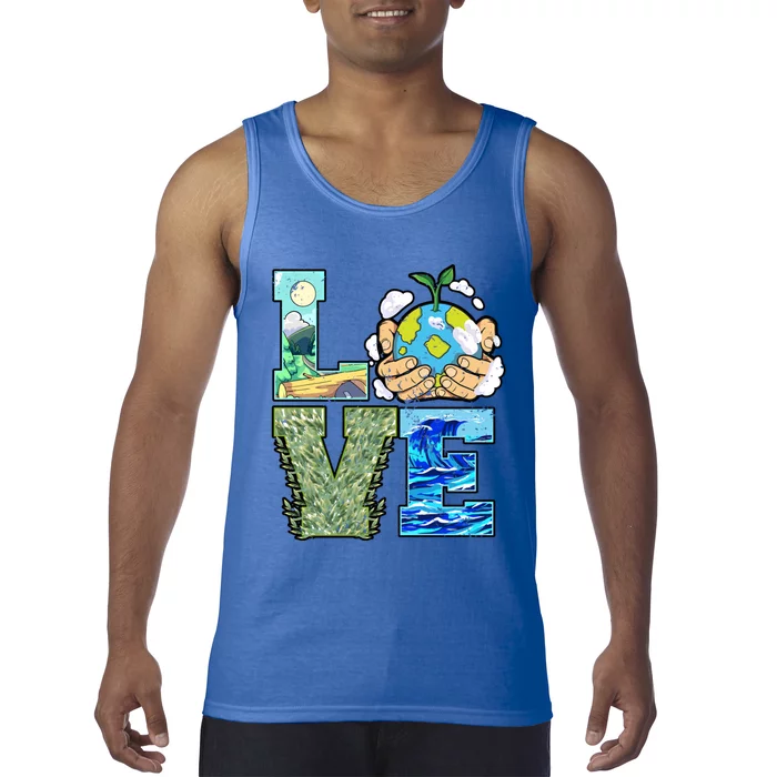 Love Earth Day Save Planet Protect Nature Great Gift Tank Top