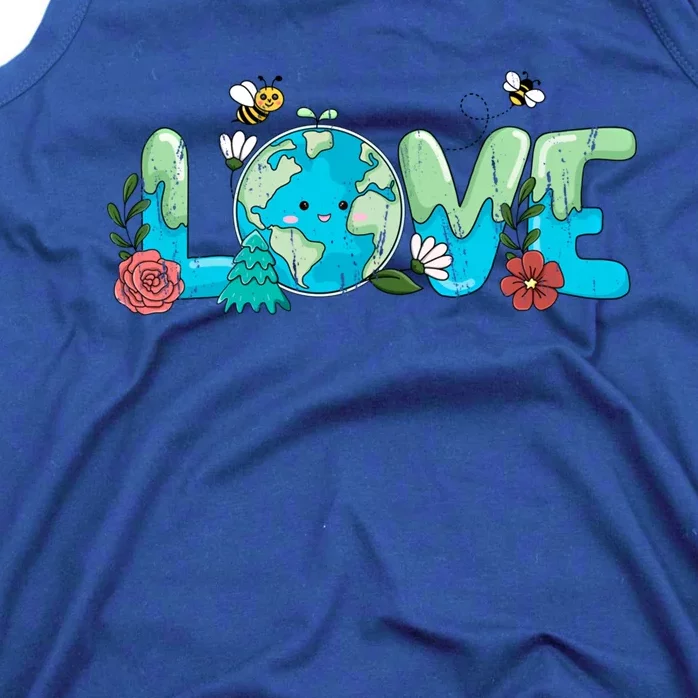 Love Earth Day Teacher Environt Gift Save The Planet Gift Tank Top