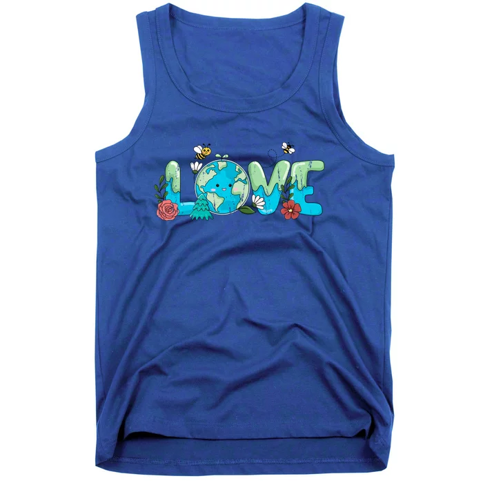 Love Earth Day Teacher Environt Gift Save The Planet Gift Tank Top