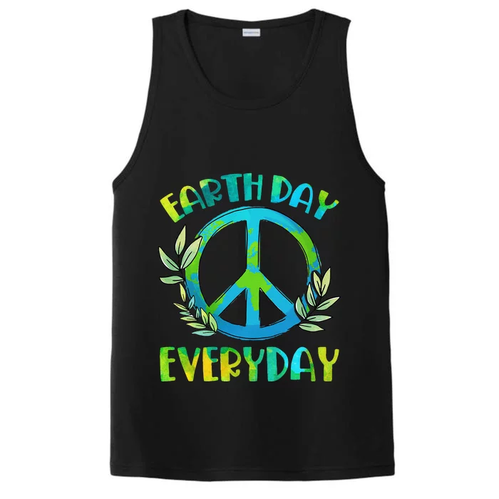 Love Earth Day Planet Anniversary Everyday Womens Performance Tank