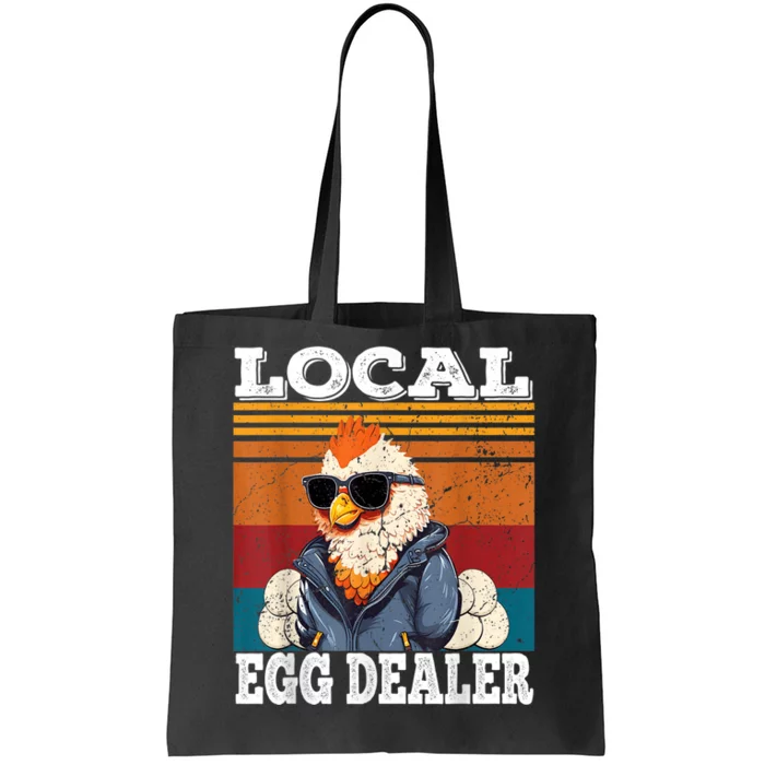 Local Egg Dealer Funny Egg Peddler Chicken Egg Farmer Tote Bag