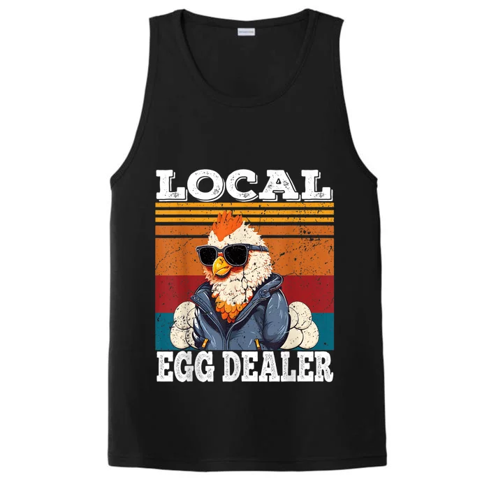 Local Egg Dealer Funny Egg Peddler Chicken Egg Farmer Performance Tank