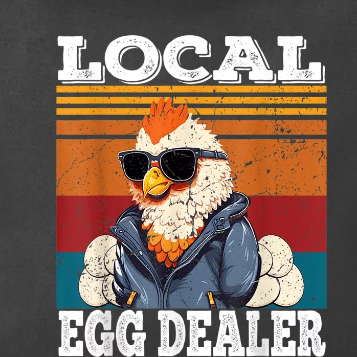 Local Egg Dealer Funny Egg Peddler Chicken Egg Farmer Zip Tote Bag