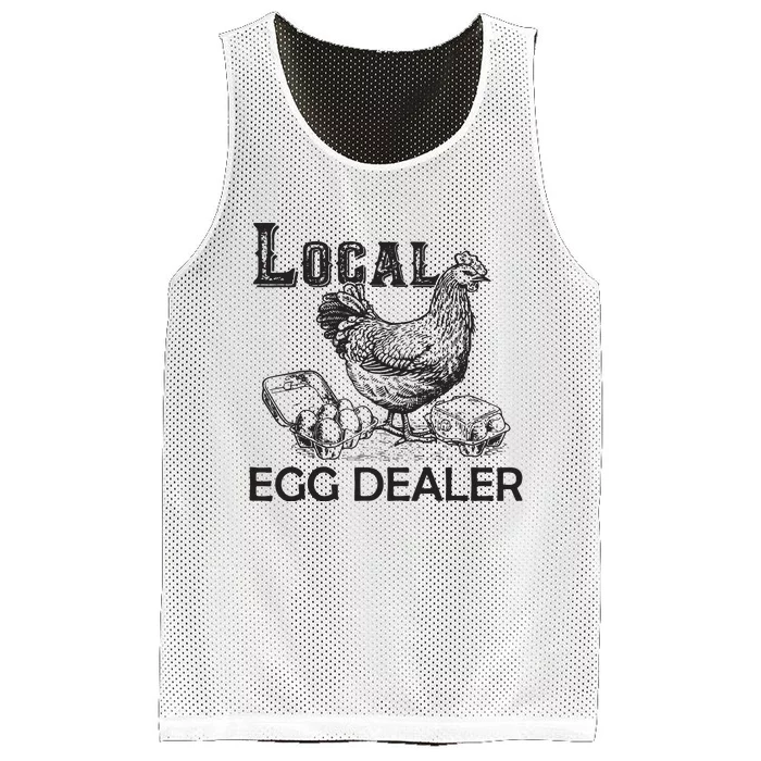 Local Egg Dealers Chicken Funny Local Egg Dealers Chicken Mesh Reversible Basketball Jersey Tank