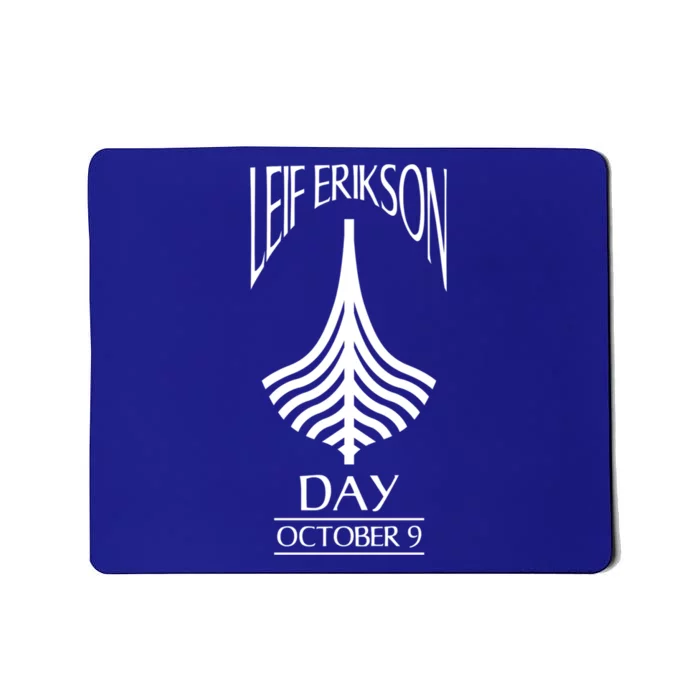 Leif Erikson Day Great Gift Ericson Norse Viking Explorer Gift Mousepad