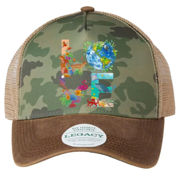 Love Earth Day Nature Legacy Tie Dye Trucker Hat