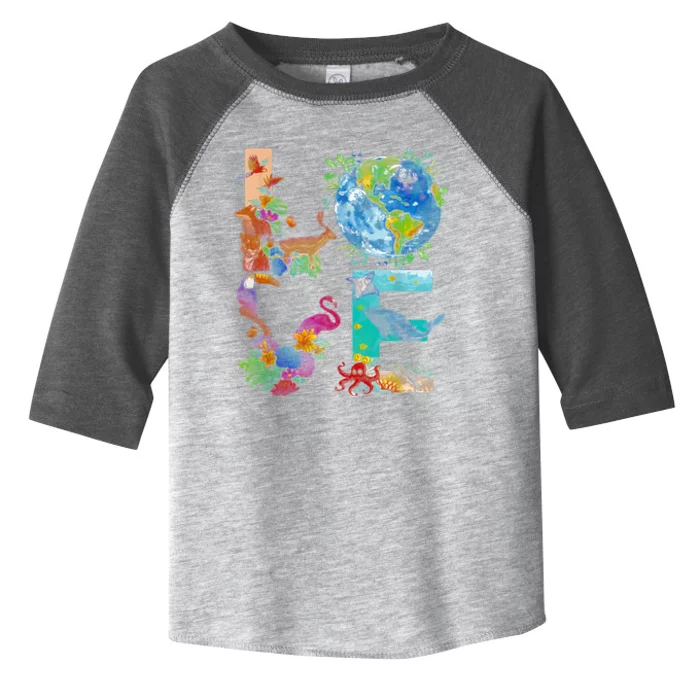 Love Earth Day Nature Toddler Fine Jersey T-Shirt