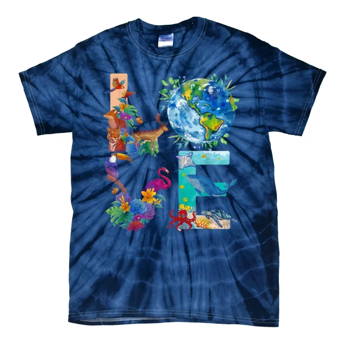 Love Earth Day Nature Tie-Dye T-Shirt