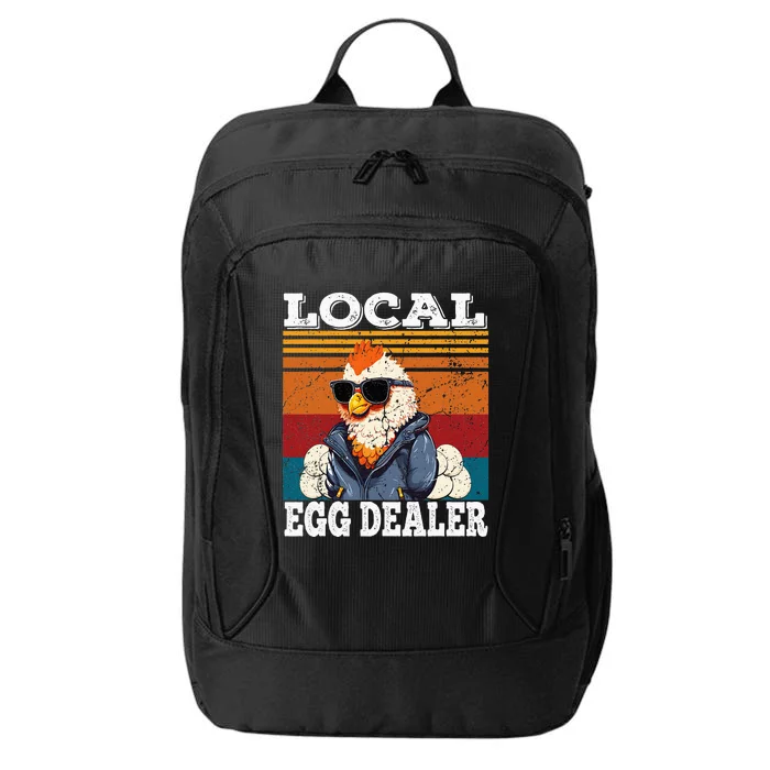 Local Egg Dealer Funny Egg Peddler Chicken Egg Farmer City Backpack