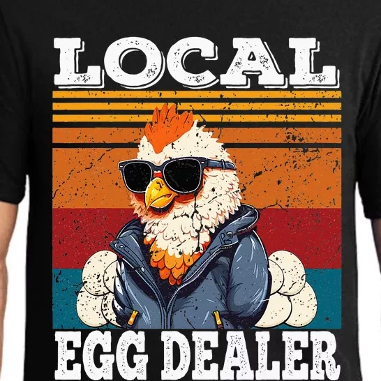 Local Egg Dealer Funny Egg Peddler Chicken Egg Farmer Pajama Set