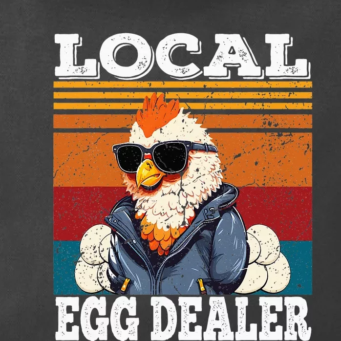 Local Egg Dealer Funny Egg Peddler Chicken Egg Farmer Zip Tote Bag