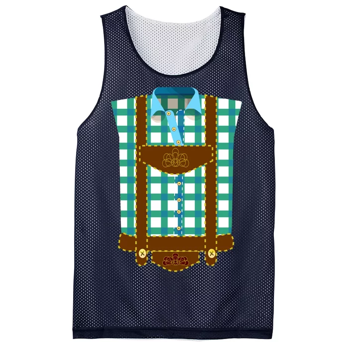 Lederhosen Costume Funny Oktoberfest Tux Mesh Reversible Basketball Jersey Tank